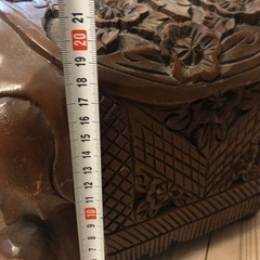 象のオブジェの画像