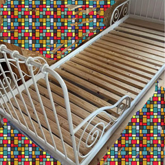 イケヤ　キッズ　子供　伸縮式　ベッド　IKEA   