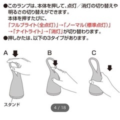 コードレス ライトの画像