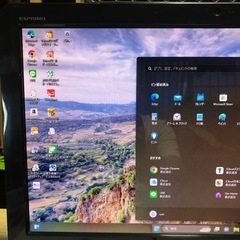 FUJITSU モニター型パソコンWindows11の画像