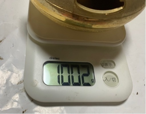茶道具 茶釜 風炉釜 金色 緣起物　ゴールド