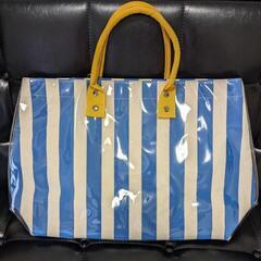 【新品】フルーツオブザルーム　トートバッグ ビニールトート　ビニールバックの画像
