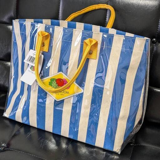 【新品】フルーツオブザルーム　トートバッグ ビニールトート　ビニールバック