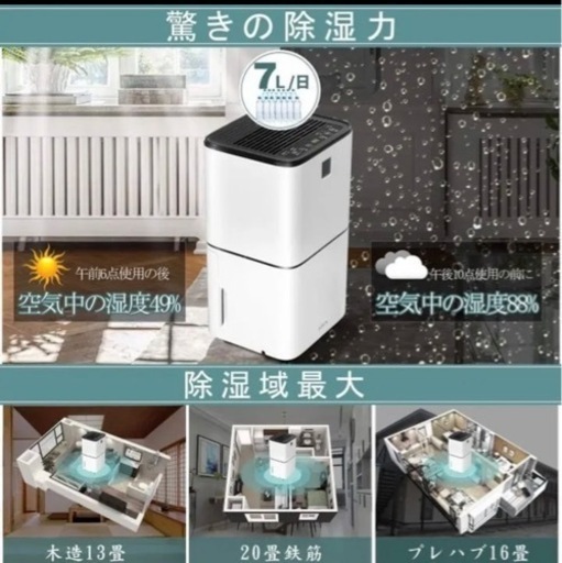 Aoxun 除湿機 コンプレッサー式 強力