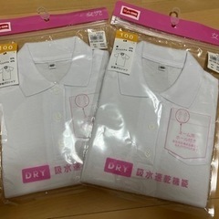 新品未使用の女児ポロシャツ