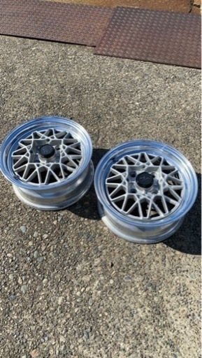 アルミホイール　14インチ　2本　当時物　美品
