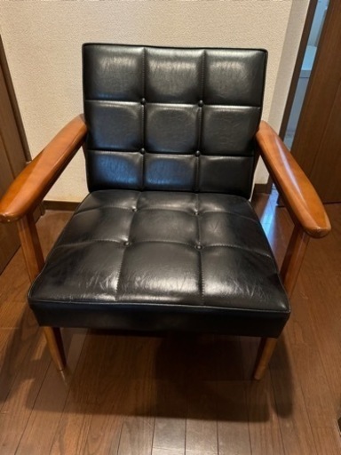 karimoku60 スタンダードブラック　1シーターチェア