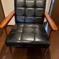 karimoku60 スタンダードブラック　1シーターチェア の画像