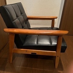karimoku60 スタンダードブラック　1シーターチェア の画像