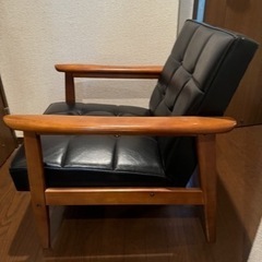 karimoku60 スタンダードブラック　1シーターチェア の画像