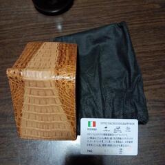①本物のクロコの 財布
