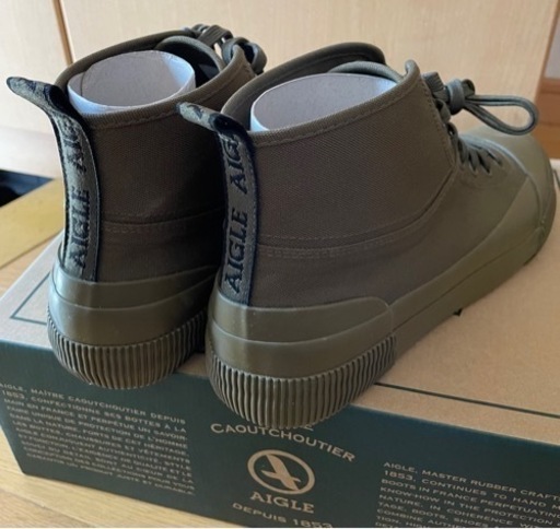 ⭐️ AIGLEスニーカーRUBBER HI M PT【ZOHT 293】カーキ⭐️⭐️