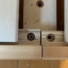 ベッドフレーム　低床 すのこ　ダブルベッドの画像