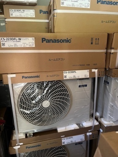 新品　パナソニック　エアコン　CS-224DFL 取り外し処分込み　6畳用　最安値