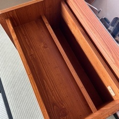 木製ドレッサー（電源コード付き）の画像