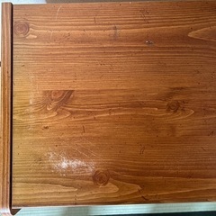 木製ドレッサー（電源コード付き）の画像