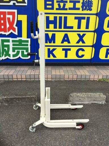 【エコツール 知立店】〇KYOMACHI/京町産業車輌 手巻式フォーク式リフター CL60   IT9OX3TDFJ9C【愛知県/知立
