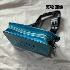 【新品未使用】ミニバッグ　ショルダーバッグ　バッグ　ポーチ　2way  キラキラ　ネオンの画像