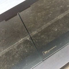 テレビ台　キャスター付　ガラス扉　東芝　bazookaの画像