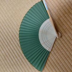 扇子 紫外線チェッカーつきの画像