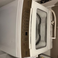 洗濯機8キロ本日引き取りできる方　お返事が早い方優先の画像