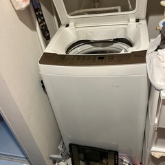 洗濯機8キロ本日引き取りできる方　お返事が早い方優先の画像