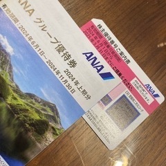 ANA優待券とグループ割引券　