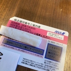 ANA優待券とグループ割引券　の画像
