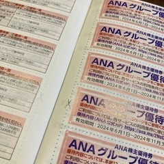 ANA優待券とグループ割引券　の画像