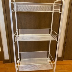 【無料】スチールラック　キッチンラック　3段