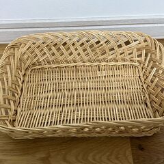 無料：籐のカゴ