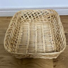 無料：籐のカゴの画像