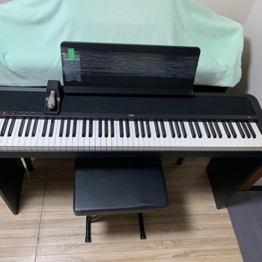 KORG B2 88鍵盤 電子ピアノ 2019年製 イス.スタンド付き