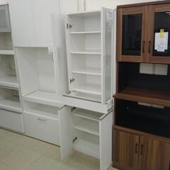 食器棚 (白)             TJ6146の画像