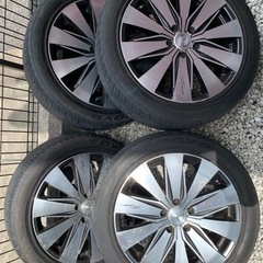 18インチ×7.5J PCD114.3/5穴 タイヤ&ホイールの...