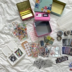 シール 空き缶 ヘアピン 文房具