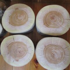 丸太・欅＆椚の広葉樹　バトニング台等に最適の画像