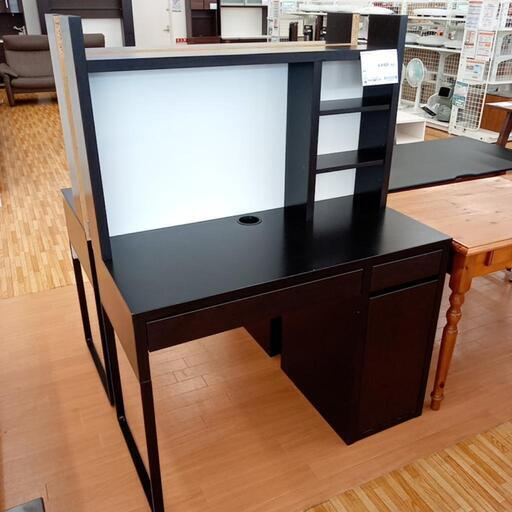★ジモティ割あり★ IKEA　デスク　ブラック　クリーニング済　YJ3168