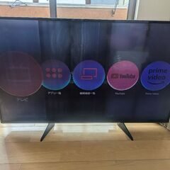 枚方市引き取らのみ！ジャンク★49V型4K対応液晶テレビ VIE...