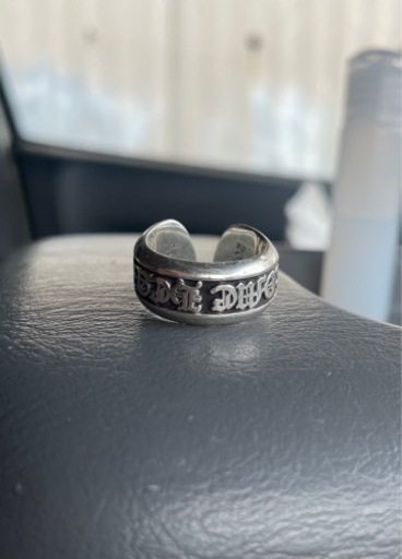 クロムハーツ  スクロールラベルリング