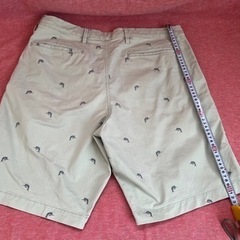 GAP ショートパンツ　グリーン　魚模様　ウエスト86〜89cmの画像