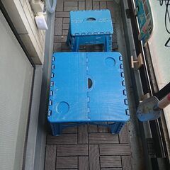 終了／ ガーデニング テーブル イス 折りたたみ 観葉植物 プラ...