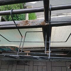 交渉中／ ワイヤーラック プランター 置き 観葉植物 ベランダ ...