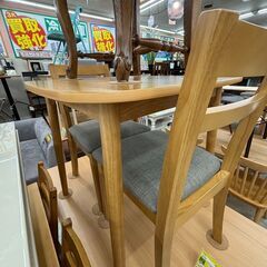 ✨タンスのゲン✨3点ダイニングセット✨大川家具✨天然木✨テーブル✨イス✨966✨