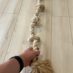 犬のおもちゃ　綱（未使用に近い）の画像