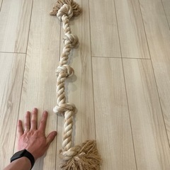 犬のおもちゃ　綱（未使用に近い）の画像