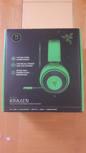 値下げしましたRazer Kraken Green ゲーミングヘッドセット　家電 オーディオ