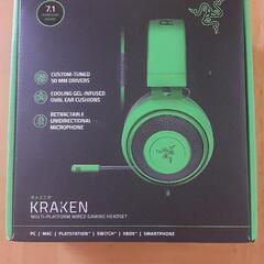 値下げしましたRazer Kraken Green ゲーミングヘ...