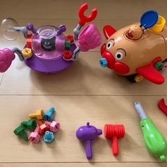 アンパンマン　くみたてDIY ネジネジアンパンマン号、バイキンUFOの画像
