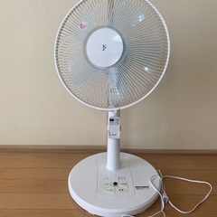 扇風機　2020年製　ヤマゼンYLR-AG303 ホワイトの画像